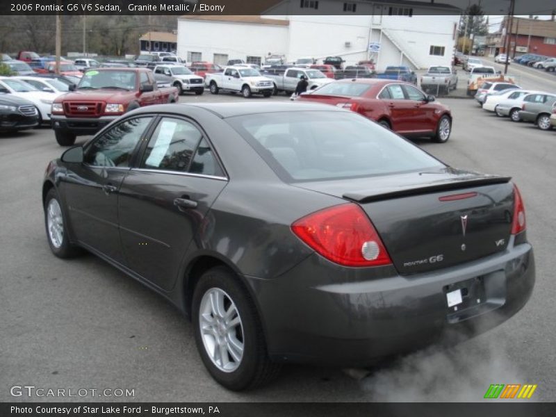 Granite Metallic / Ebony 2006 Pontiac G6 V6 Sedan