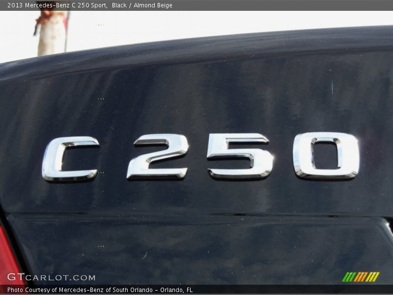 Black / Almond Beige 2013 Mercedes-Benz C 250 Sport