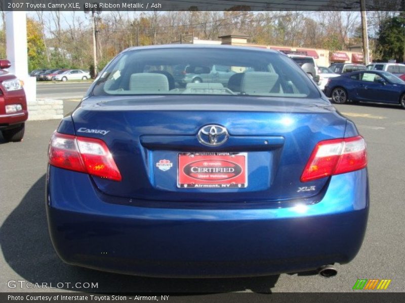 Blue Ribbon Metallic / Ash 2007 Toyota Camry XLE