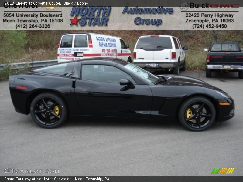 Black / Ebony 2013 Chevrolet Corvette Coupe