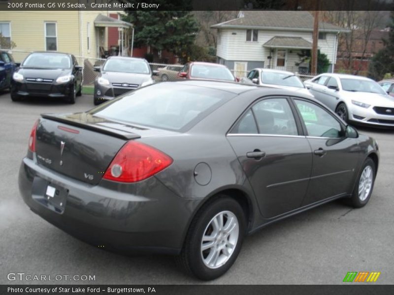 Granite Metallic / Ebony 2006 Pontiac G6 V6 Sedan