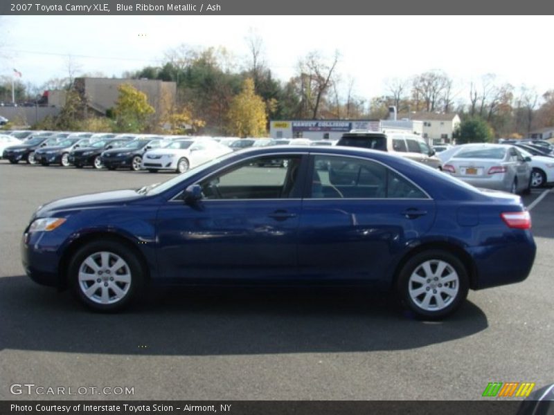 Blue Ribbon Metallic / Ash 2007 Toyota Camry XLE