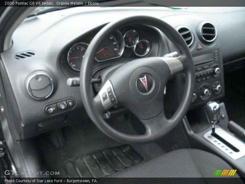 Granite Metallic / Ebony 2006 Pontiac G6 V6 Sedan