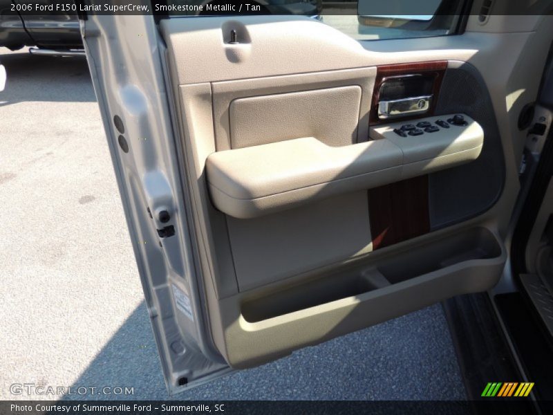 Smokestone Metallic / Tan 2006 Ford F150 Lariat SuperCrew