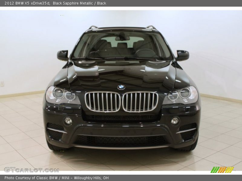 Black Sapphire Metallic / Black 2012 BMW X5 xDrive35d