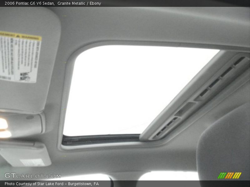 Granite Metallic / Ebony 2006 Pontiac G6 V6 Sedan