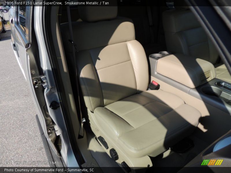 Smokestone Metallic / Tan 2006 Ford F150 Lariat SuperCrew
