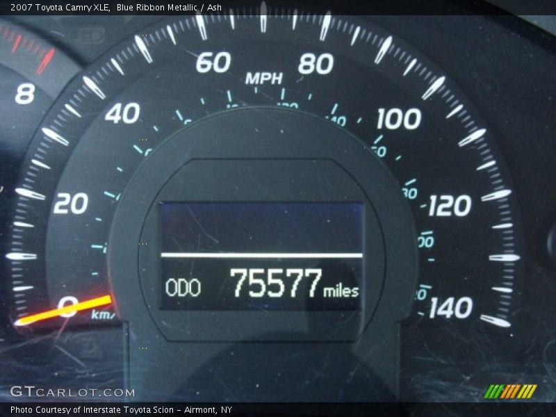 Blue Ribbon Metallic / Ash 2007 Toyota Camry XLE