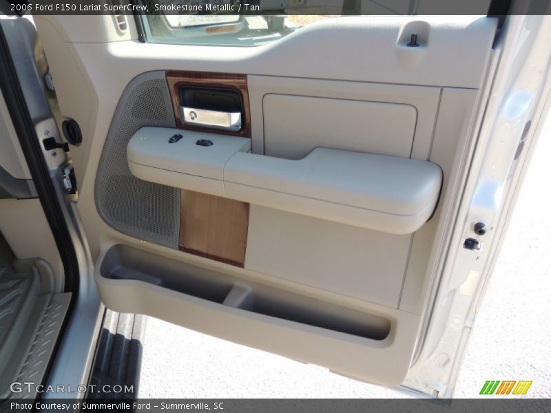 Smokestone Metallic / Tan 2006 Ford F150 Lariat SuperCrew