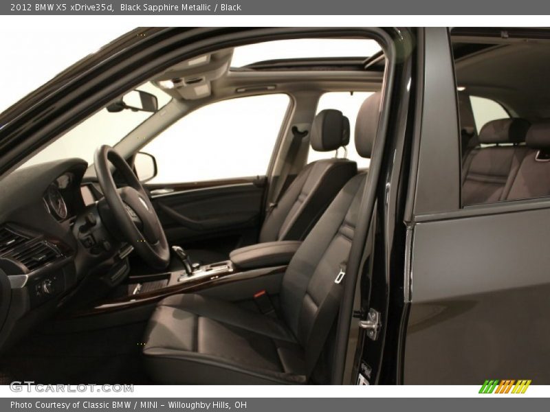 Black Sapphire Metallic / Black 2012 BMW X5 xDrive35d