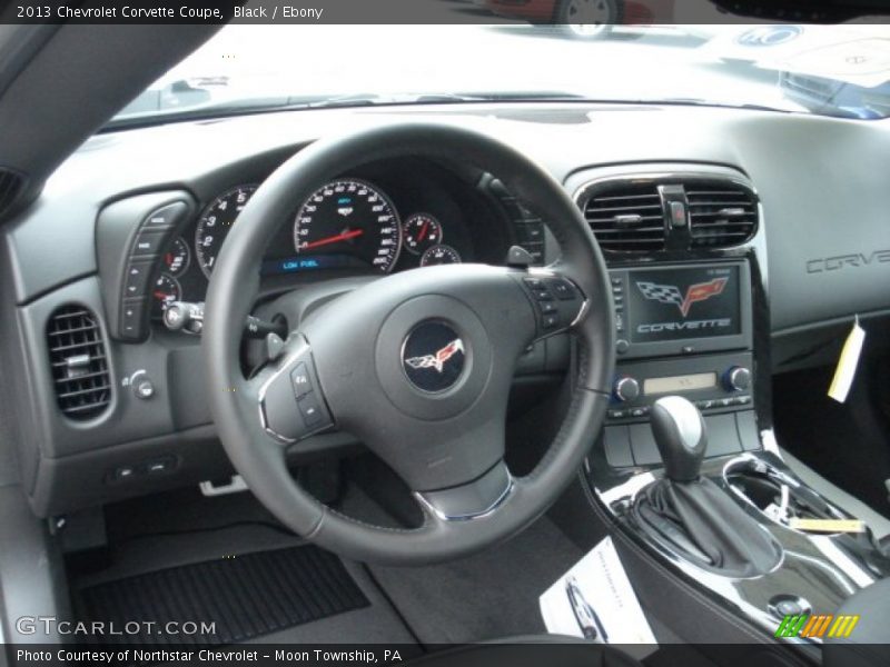 Dashboard of 2013 Corvette Coupe