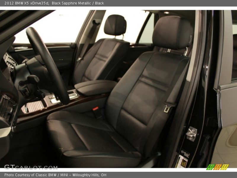 Black Sapphire Metallic / Black 2012 BMW X5 xDrive35d