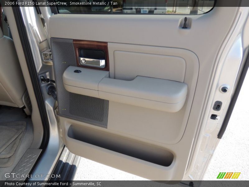 Smokestone Metallic / Tan 2006 Ford F150 Lariat SuperCrew