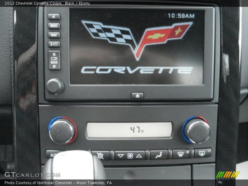 Black / Ebony 2013 Chevrolet Corvette Coupe