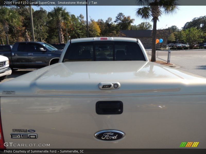 Smokestone Metallic / Tan 2006 Ford F150 Lariat SuperCrew