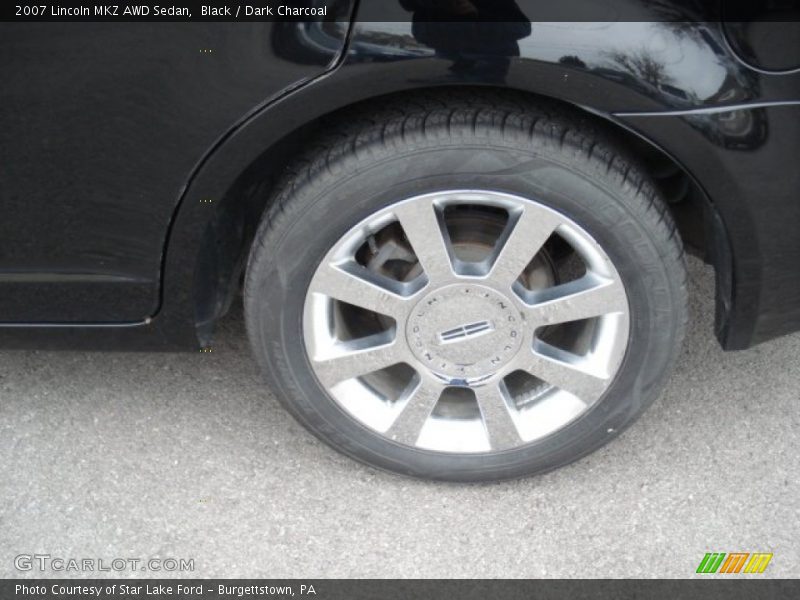Black / Dark Charcoal 2007 Lincoln MKZ AWD Sedan