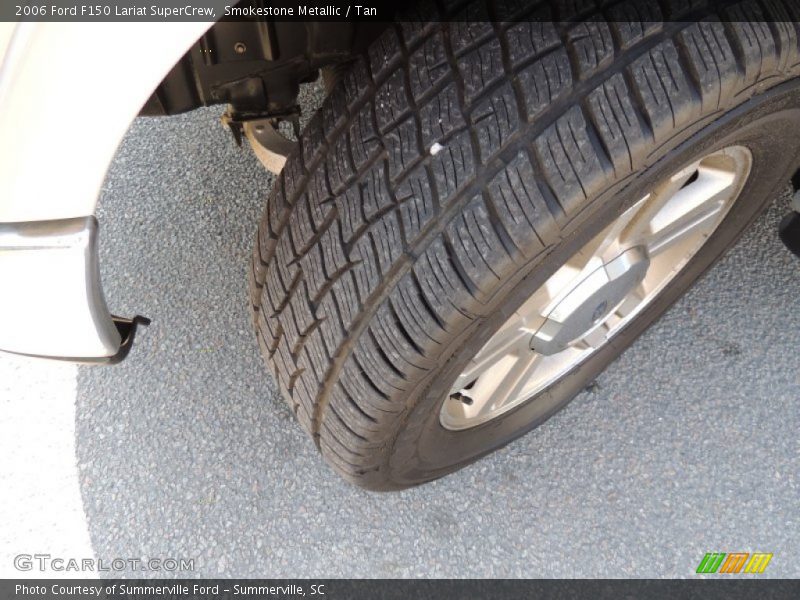 Smokestone Metallic / Tan 2006 Ford F150 Lariat SuperCrew