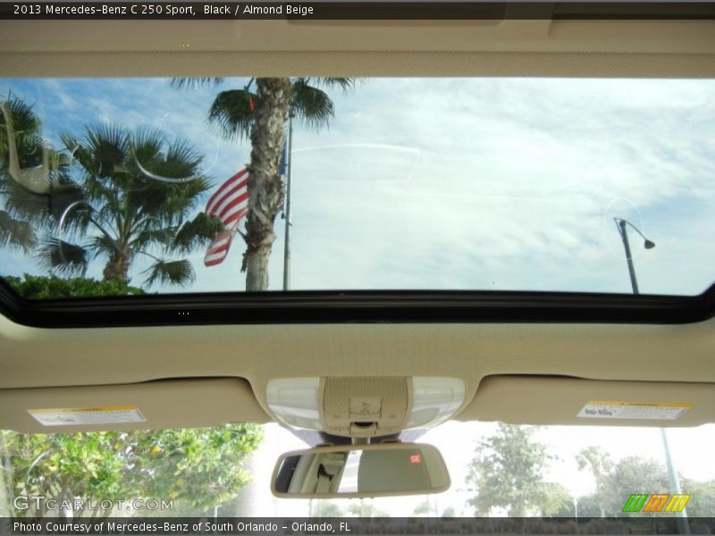 Black / Almond Beige 2013 Mercedes-Benz C 250 Sport
