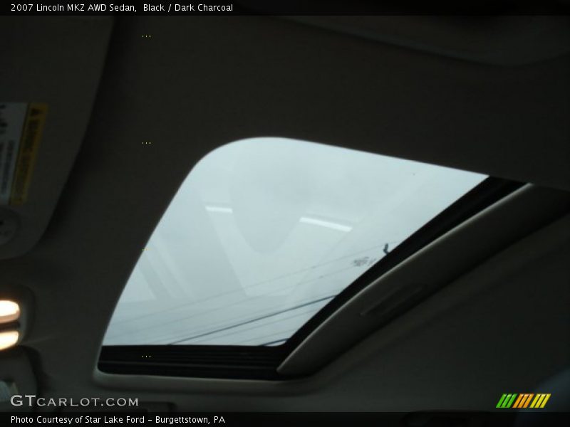 Black / Dark Charcoal 2007 Lincoln MKZ AWD Sedan