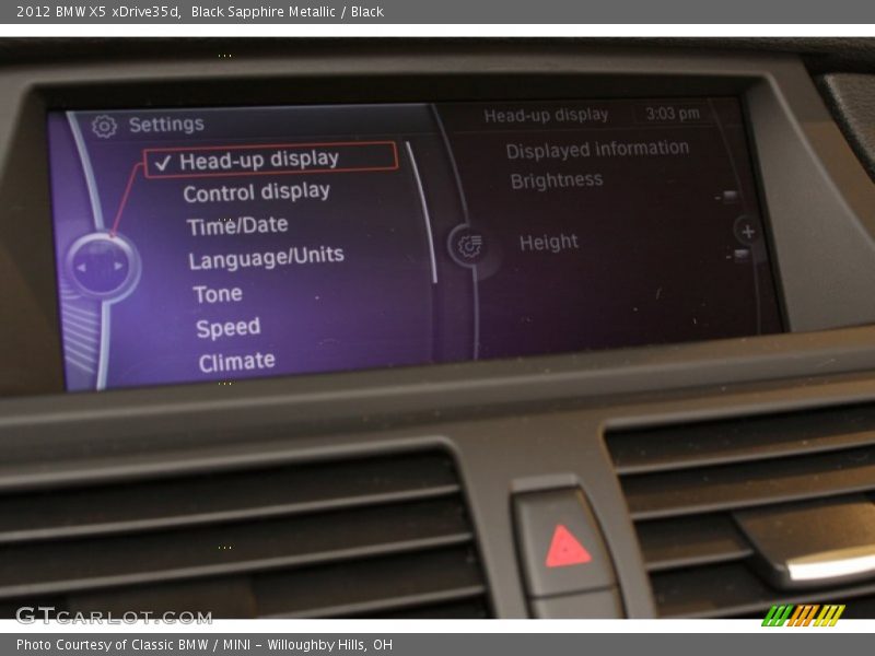 Black Sapphire Metallic / Black 2012 BMW X5 xDrive35d