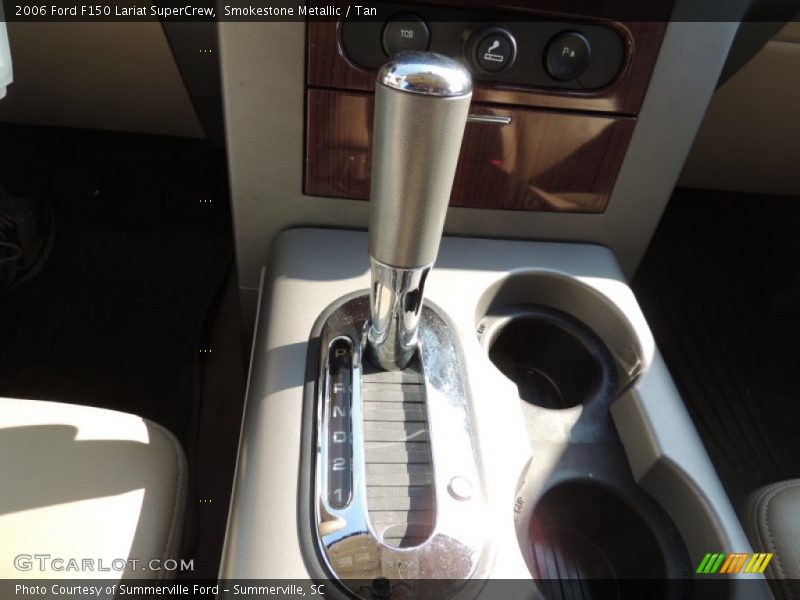 Smokestone Metallic / Tan 2006 Ford F150 Lariat SuperCrew