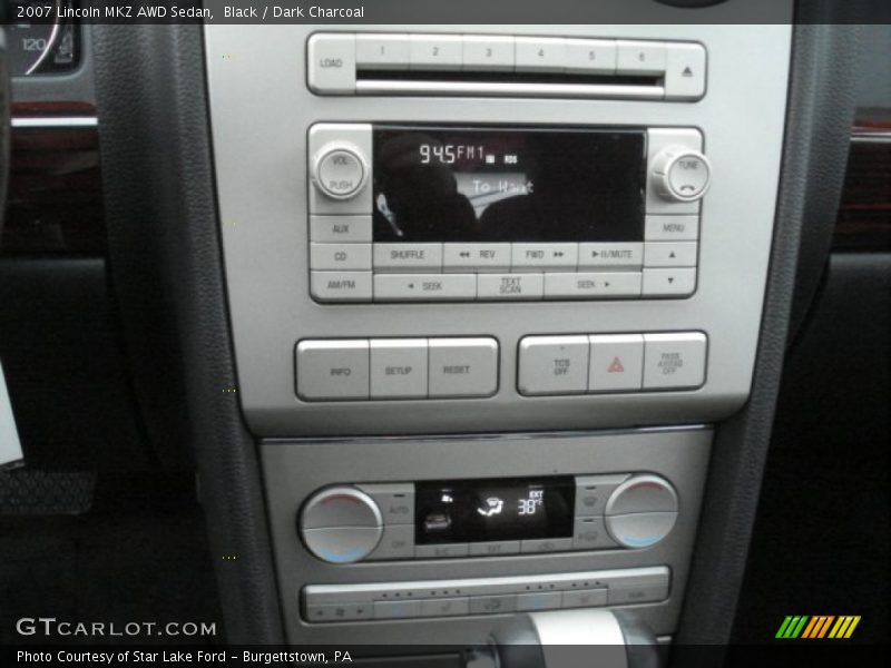 Black / Dark Charcoal 2007 Lincoln MKZ AWD Sedan