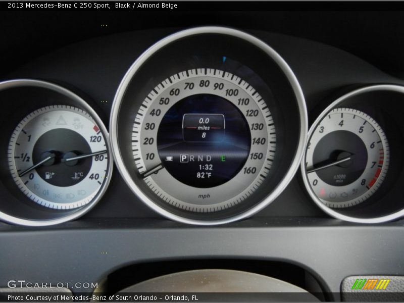 Black / Almond Beige 2013 Mercedes-Benz C 250 Sport