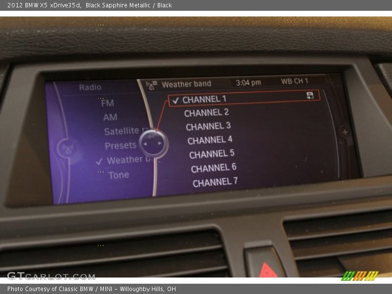 Black Sapphire Metallic / Black 2012 BMW X5 xDrive35d