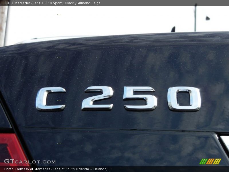 Black / Almond Beige 2013 Mercedes-Benz C 250 Sport