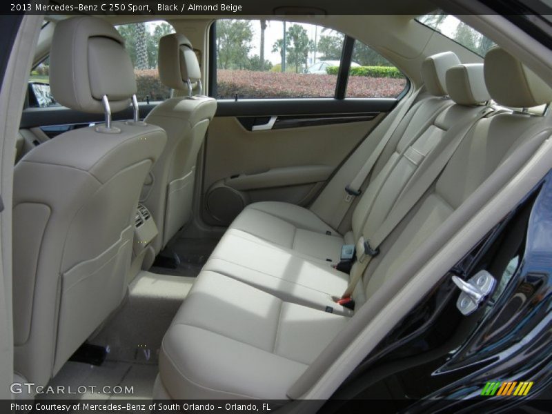 Black / Almond Beige 2013 Mercedes-Benz C 250 Sport