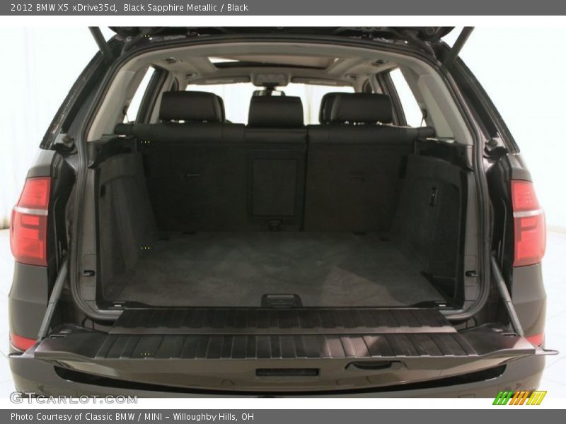 Black Sapphire Metallic / Black 2012 BMW X5 xDrive35d