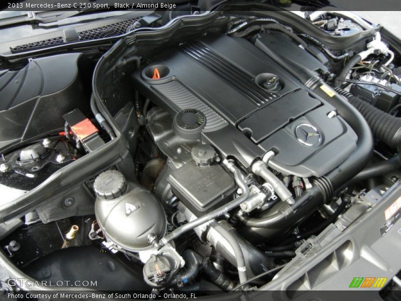 Black / Almond Beige 2013 Mercedes-Benz C 250 Sport
