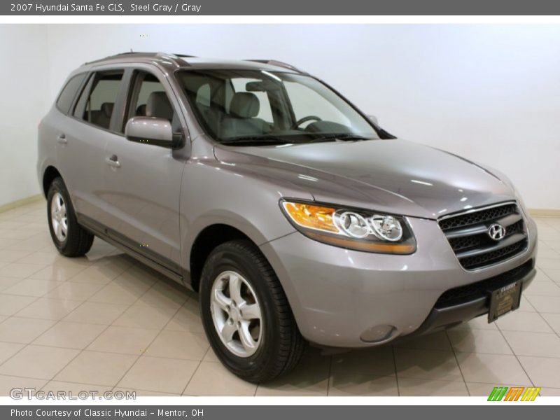 Steel Gray / Gray 2007 Hyundai Santa Fe GLS