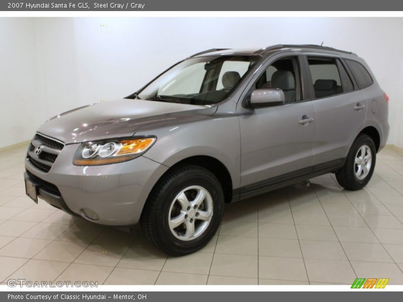 Steel Gray / Gray 2007 Hyundai Santa Fe GLS