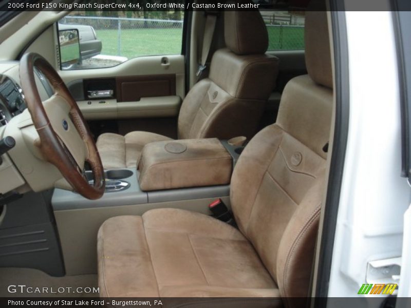 Oxford White / Castano Brown Leather 2006 Ford F150 King Ranch SuperCrew 4x4