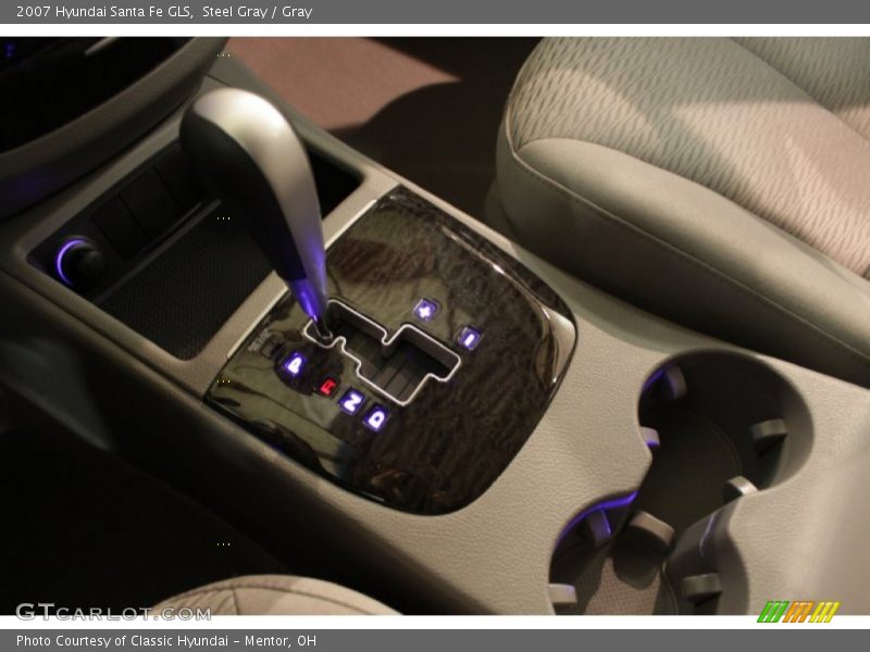 Steel Gray / Gray 2007 Hyundai Santa Fe GLS
