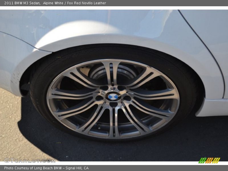 Alpine White / Fox Red Novillo Leather 2011 BMW M3 Sedan