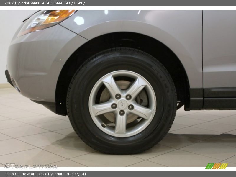 Steel Gray / Gray 2007 Hyundai Santa Fe GLS