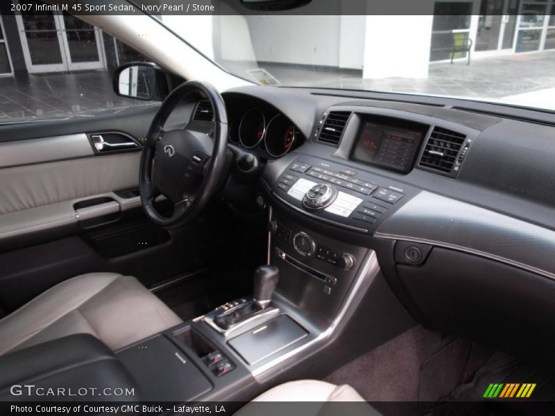 Ivory Pearl / Stone 2007 Infiniti M 45 Sport Sedan
