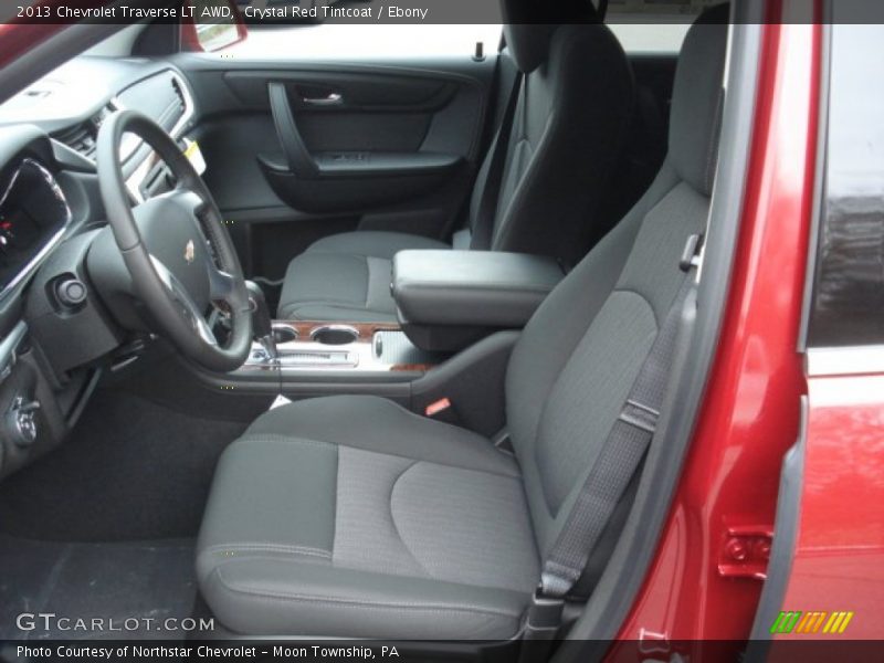Crystal Red Tintcoat / Ebony 2013 Chevrolet Traverse LT AWD