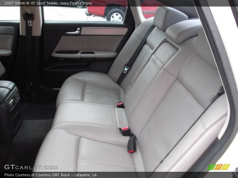 Ivory Pearl / Stone 2007 Infiniti M 45 Sport Sedan