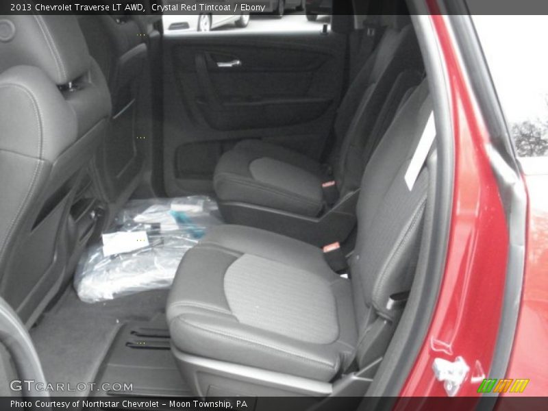 Crystal Red Tintcoat / Ebony 2013 Chevrolet Traverse LT AWD