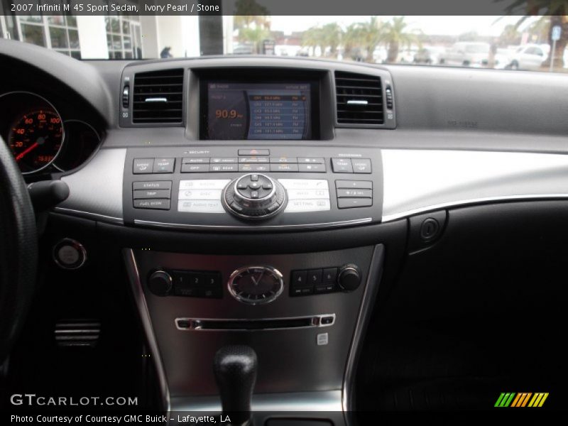 Ivory Pearl / Stone 2007 Infiniti M 45 Sport Sedan
