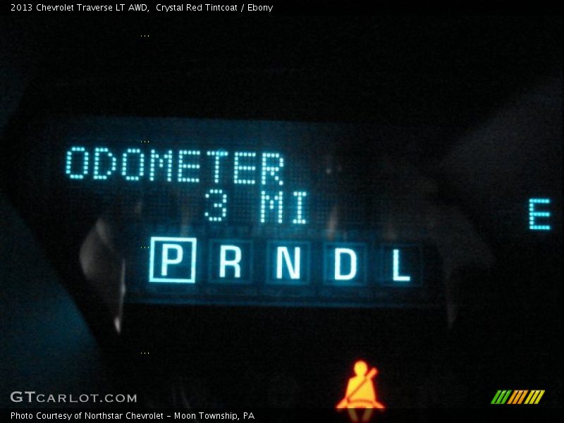 Crystal Red Tintcoat / Ebony 2013 Chevrolet Traverse LT AWD