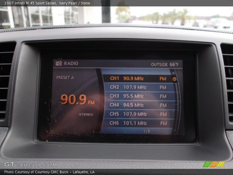 Ivory Pearl / Stone 2007 Infiniti M 45 Sport Sedan