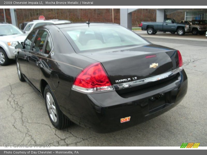 Mocha Bronze Metallic / Neutral 2009 Chevrolet Impala LS