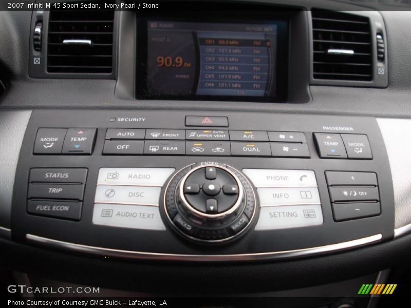 Ivory Pearl / Stone 2007 Infiniti M 45 Sport Sedan