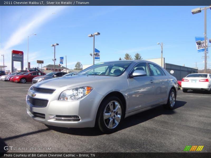 Silver Ice Metallic / Titanium 2011 Chevrolet Malibu LT