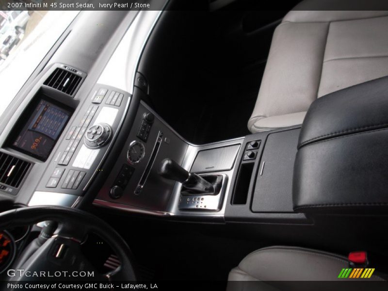Ivory Pearl / Stone 2007 Infiniti M 45 Sport Sedan