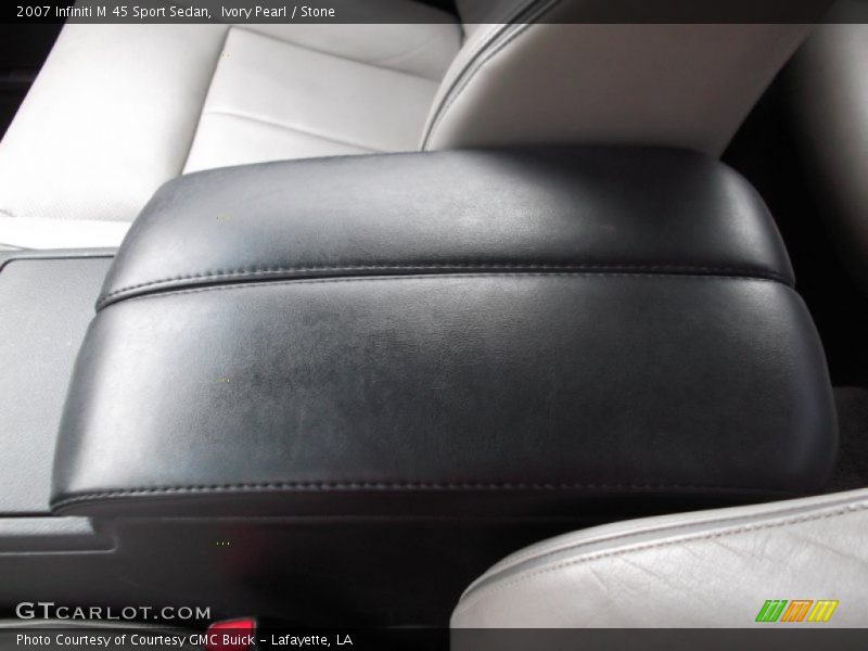 Ivory Pearl / Stone 2007 Infiniti M 45 Sport Sedan
